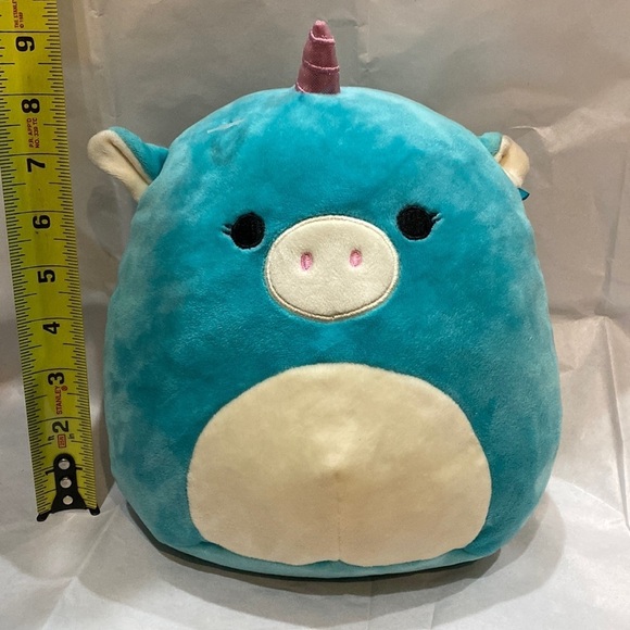 Squishmallow ACE The BLUE UNICORN Stuffed Animal Plush Toy 9” - Picture 1 of 8